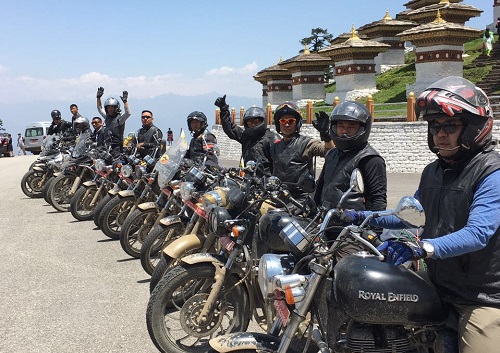 motor bike tour bhutan